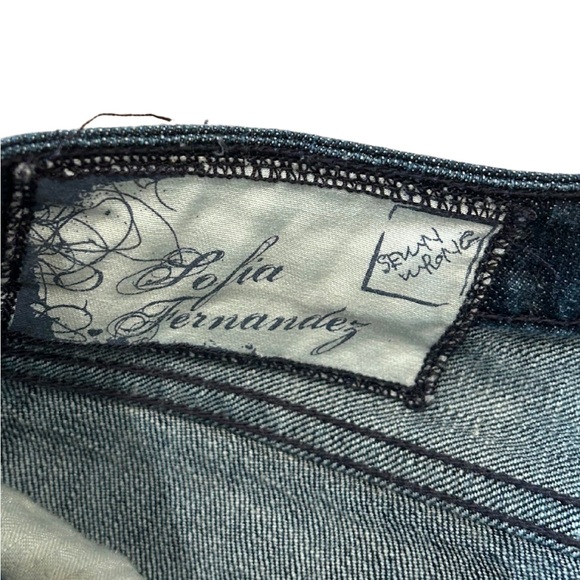 Iron Army Boot Cut Jeans | Dark Indigo Blue | Size 27 - Picture 5 of 7